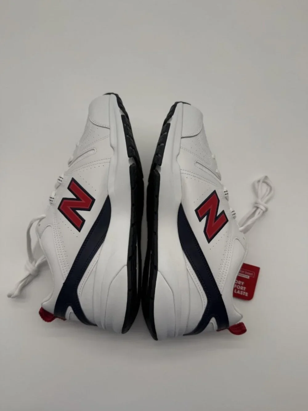 New New Balance 608 4E Wide Walking Shoes Men's Size 12 White Navy MX608HR5